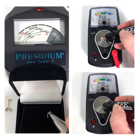 14KT 2 CARAT GENUINE MOISSANITE SOLID YELLOW GOLD MARTINI SET STUD EARRINGS NWOT - Picture 7 of 12